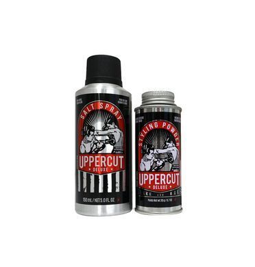 Набір для укладання волосся Uppercut Deluxe Salt Spray & Styling Powder Duo DUO Uppercut фото