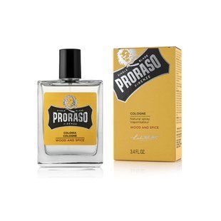Одеколон для чоловіків Proraso Wood&Spice 100 мл 100 Pr WS PRORASO фото