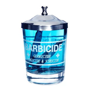 Скляний контейнер для стерилізації інструментів BARBICIDE JAR 120 мл 2112 Barbicide фото