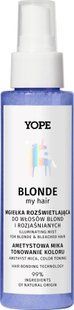 Освітлюючий спрей-тонік YOPE Blonde My Hair Ametyst для блондованого та сивого волосся 6994 Yope фото