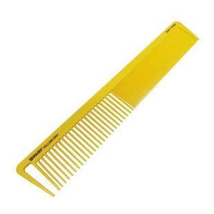 Гребінець для стрижки SWAY Yellow Comb Ion+ 006 комбінований прямий 130 006 SWAY фото
