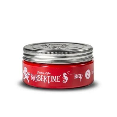 Помада для укладання волосся Barbertime Red Pomad сильна фіксація 150 мл 1077-1 Barbertime фото