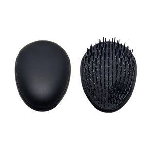 Щетка массажная для расчесывания волос Kent Pebble Black дорожная Pebble mono KENT фото