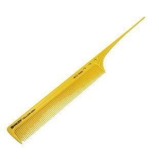 Гребінець для волосся видовжений зі шпікулем SWAY Yellow Comb Ion+ 012 130 012 SWAY фото