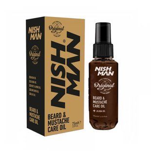 Олія для бороди Nishman Beard & Moustache Care Oil 75 мл 75 Oil Nishman фото
