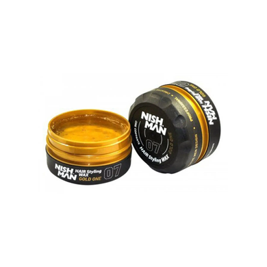 Віск для укладання волосся Nishman Hair Styling Wax 07 Gold One 150 мл 6062 NISHMAN фото
