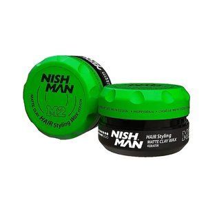Глина для укладки волос Nishman Hair Matte Clay M2 150 мл 1067 NISHMAN фото