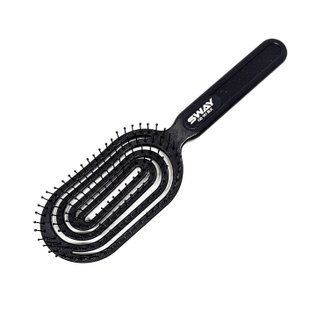 Щітка для укладання волосся Sway De-Static Hair Brush Black 130 161 SWAY фото