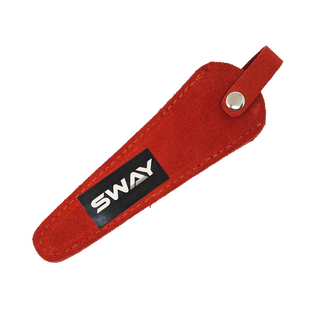 Чехол для парикмахерских ножниц SWAY замша красный 110 999007 SWAY фото