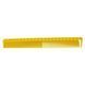 Расческа для волос SWAY Yellow Comb Ion+ 004, комбинированная прямая 130 004 SWAY фото 2
